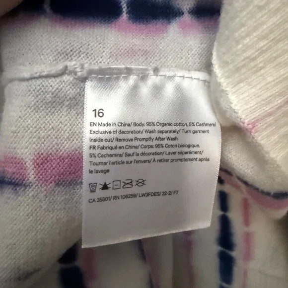 Lululemon Tie Dye Crewneck Sweater
Linear Tie Dye Mineral Blue Multi - Picture 6 of 6